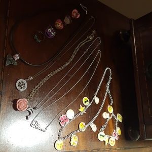 💥5 for $25💥Girls Necklace and Ring lot(costume)